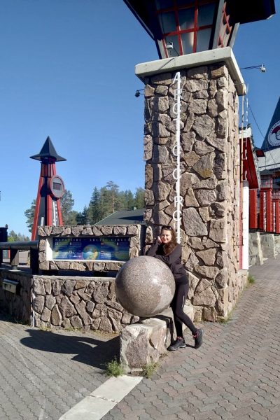 Arctic Circle Line PAst the Artic Circle